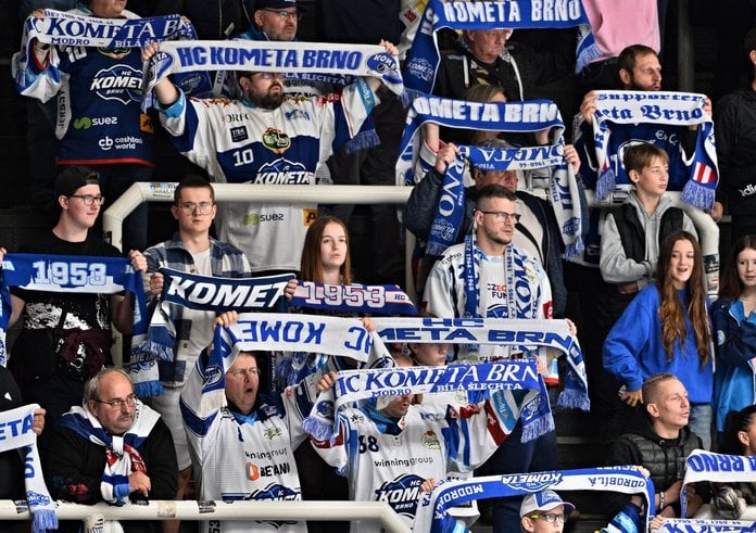 Fanoušci HC Kometa Brno