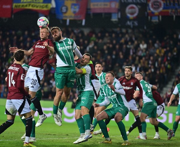 Sparta těsně vyhrála nad Bohemians.