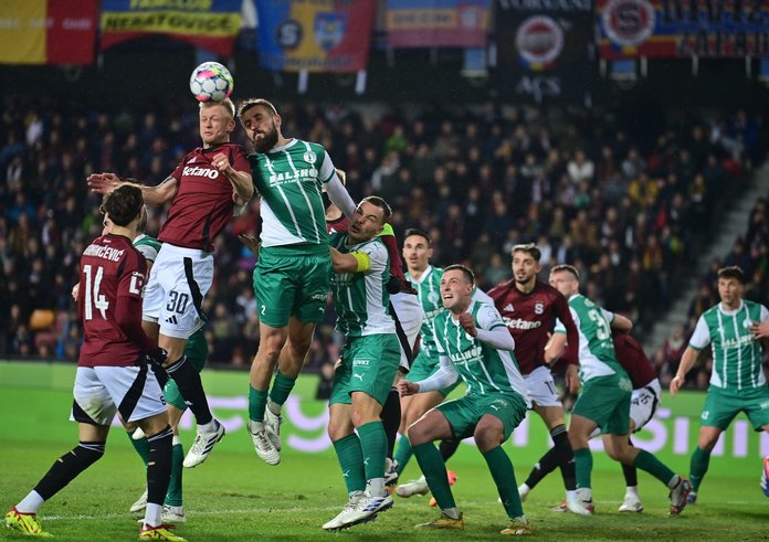 Sparta těsně vyhrála nad Bohemians.