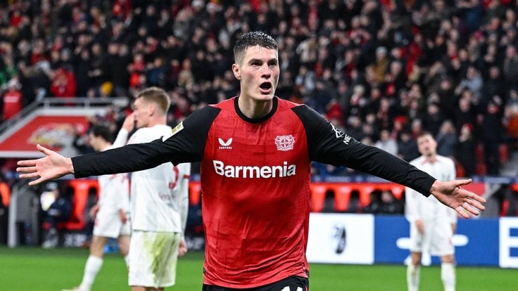 Patrik Schick nastřílel Freiburgu čtyři góly.