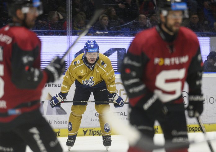 Jaromír Jágr skóroval proti Spartě.