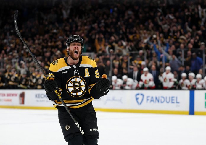 David Pastrňák byl v uplynulém týdnu nejlepším hráčem NHL