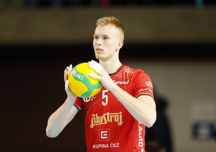 Tomáš Brichta v dresu Českých Budějovic.