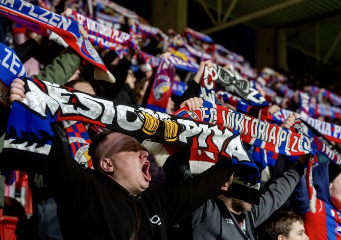 Fanoušci Viktorie Plzeň.