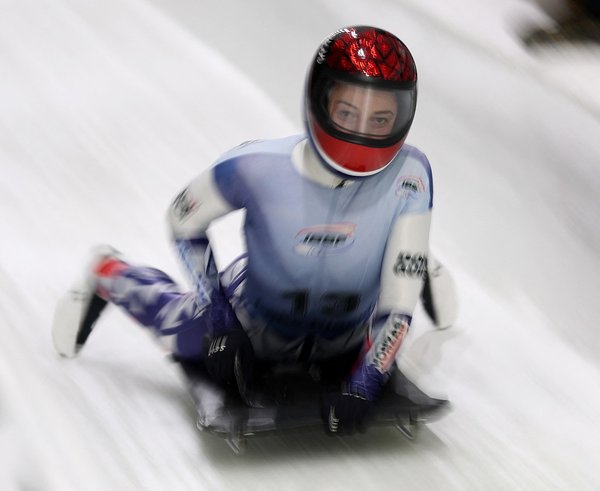 Česká skeletonistka Anna Fernstädtová.