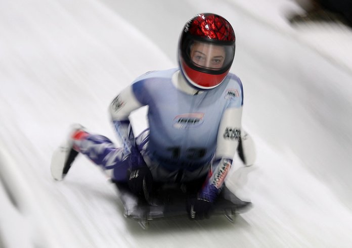 Česká skeletonistka Anna Fernstädtová.