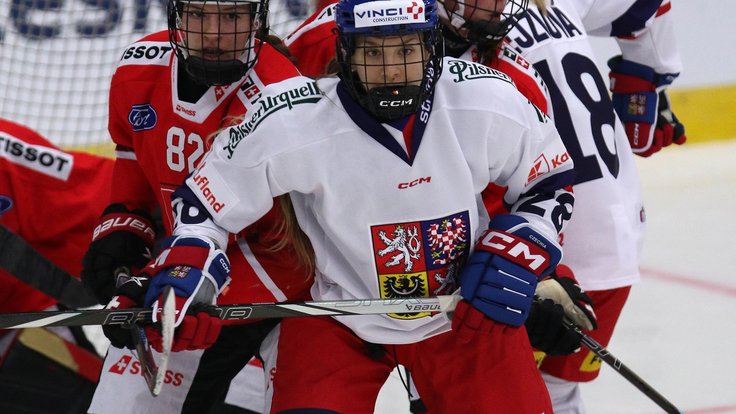 Noemi Neubauerová v únorovém utkání se Švýcarskem