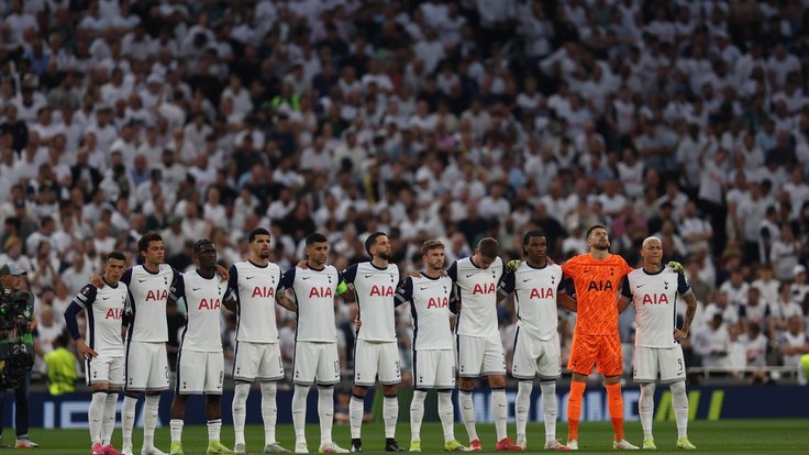 Hráči Tottenhamu před utkáním.