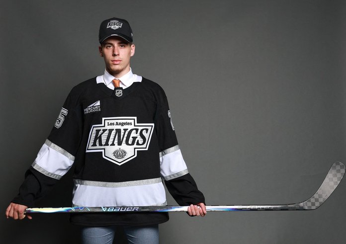 Vojtěch Čihař během draftu NHL