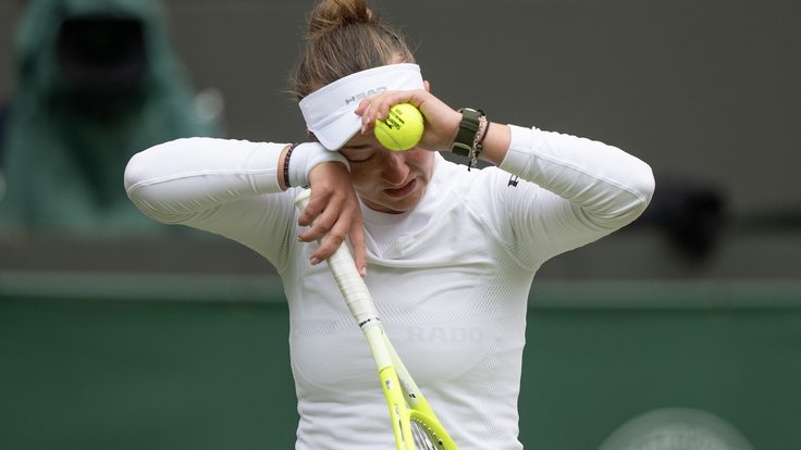Barbora Krejčíková vypadla na Wimbledonu ve 3. kole