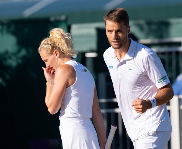 Kateřina Siniaková a Sam Verbeek.