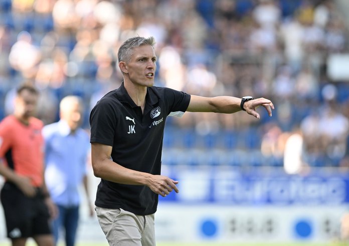 Trenér Slovácka Jan Kameník.