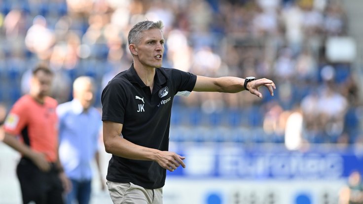 Trenér Slovácka Jan Kameník.