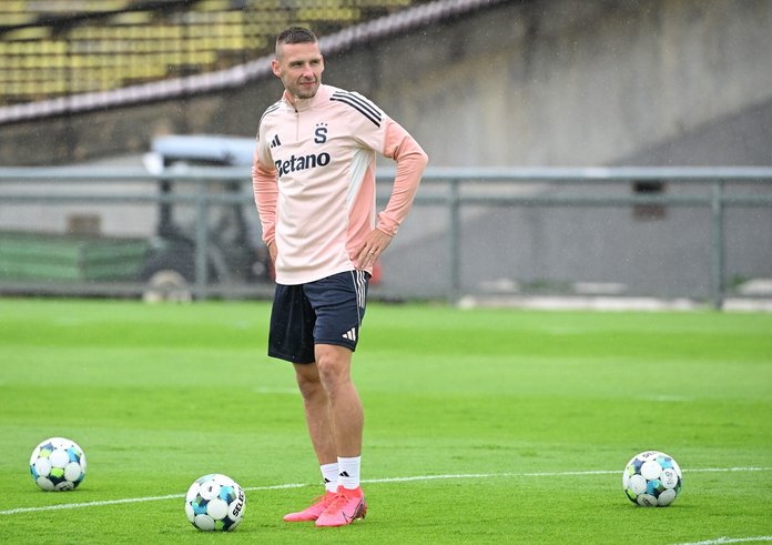 Pavel Kadeřábek na tréninku.