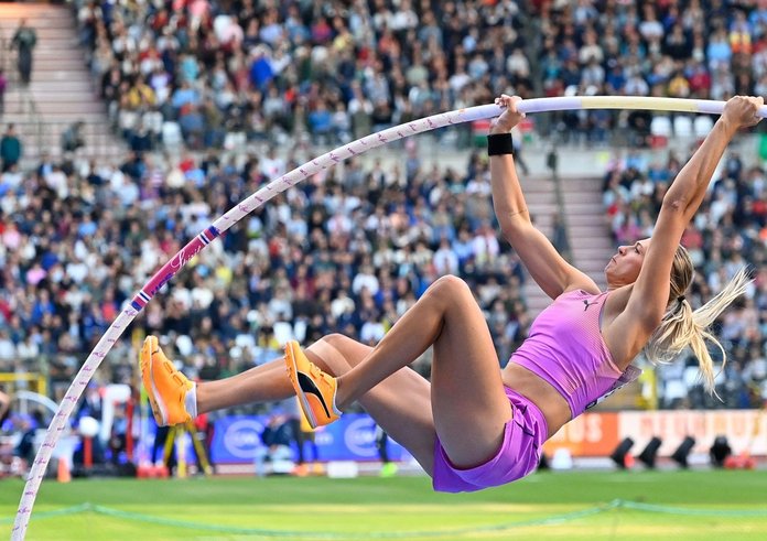 Amálie Švábíková na srpnovém závodě v Bruselu.