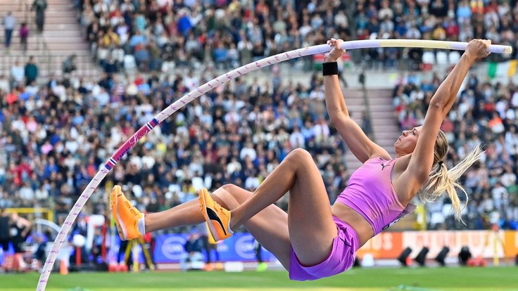 Amálie Švábíková na srpnovém závodě v Bruselu.