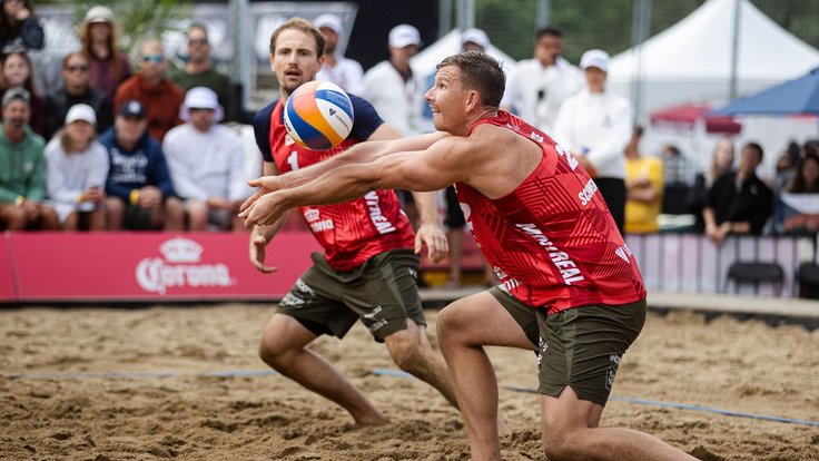 Perušič se Schweinerem na srpnovém turnaji v Kanadě.