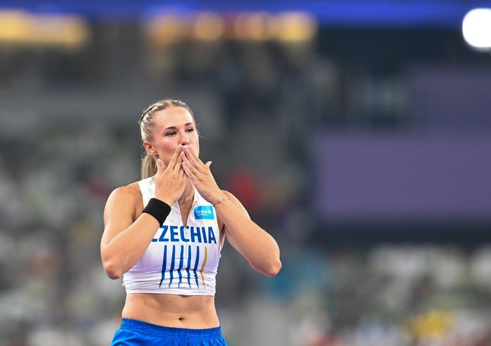 Amálie Švábíková po zisku nepopulární čtvrté pozice.