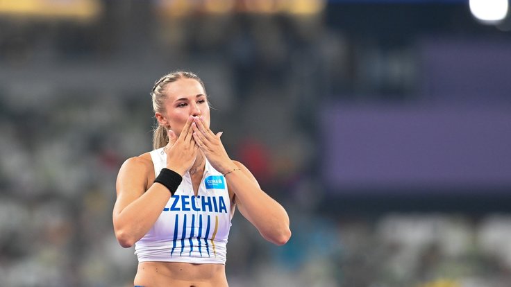 Amálie Švábíková po zisku nepopulární čtvrté pozice.