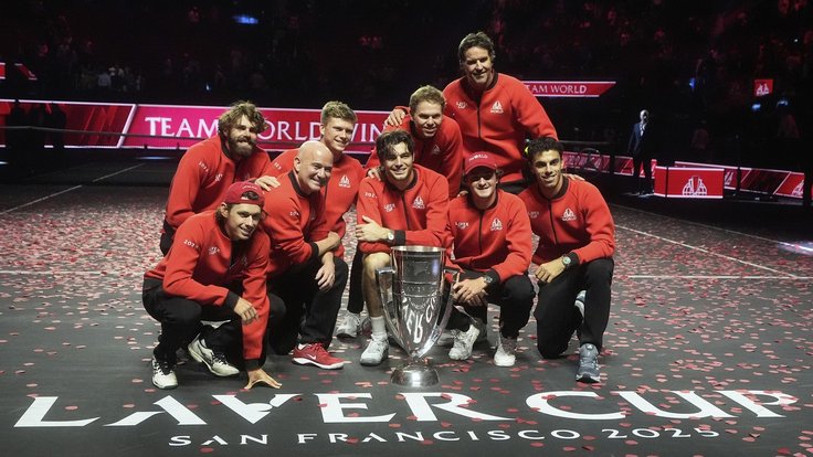 Vítězové Laver Cupu 2025.