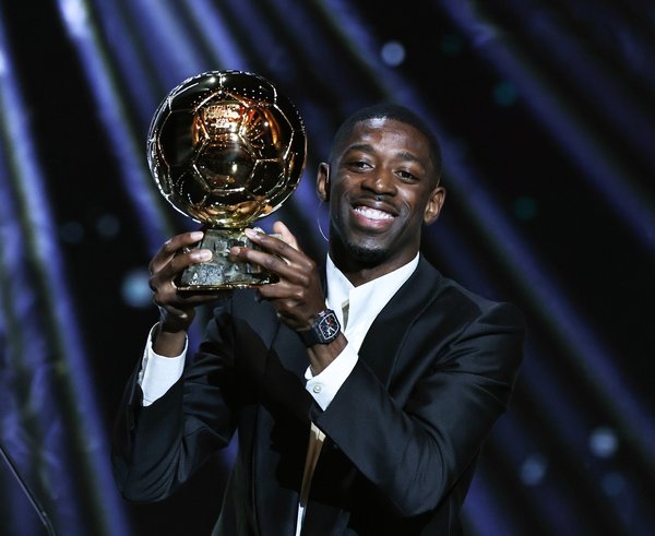 Nový držitel zlatého míče Ousmane Dembélé.