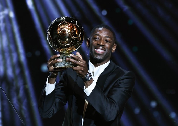 Nový držitel zlatého míče Ousmane Dembélé.
