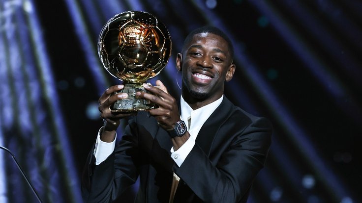 Nový držitel zlatého míče Ousmane Dembélé.