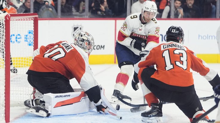 Daniel Vladař si připsal ve Philadelphii první výhru