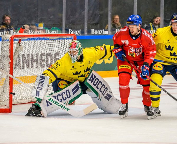 Češi nestačili na Švédy.