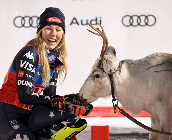 Mikaela Shiffrinová podeváté vyhrála v Levi.