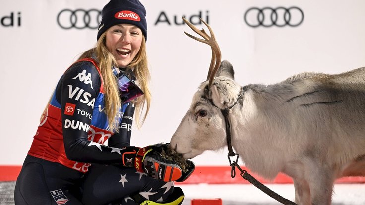 Mikaela Shiffrinová podeváté vyhrála v Levi.
