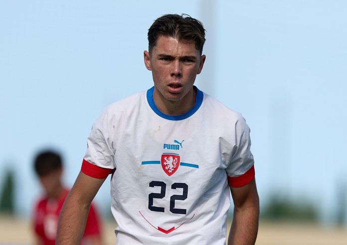 Louis Buffon, aktuálně nejlepší střelec české devatenáctky.