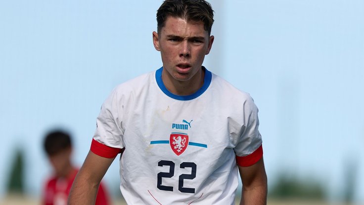 Louis Buffon, aktuálně nejlepší střelec české devatenáctky.