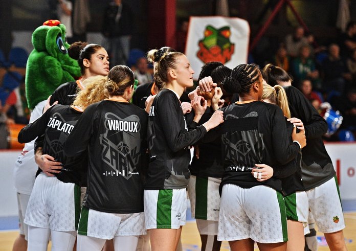 Basketbalistky Žabin Brno.