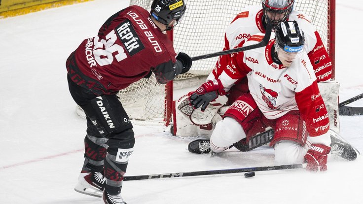 Michal Řepík vstřelil sedmý gól proti Olomouci.