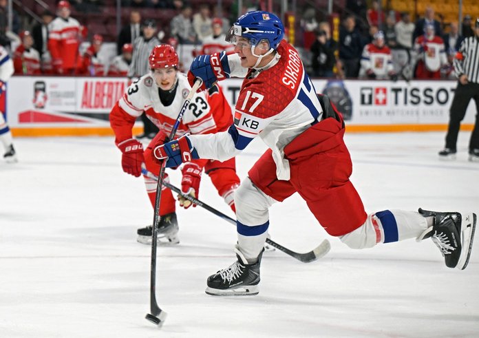 Kapitán českých juniorů Petr Sikora.