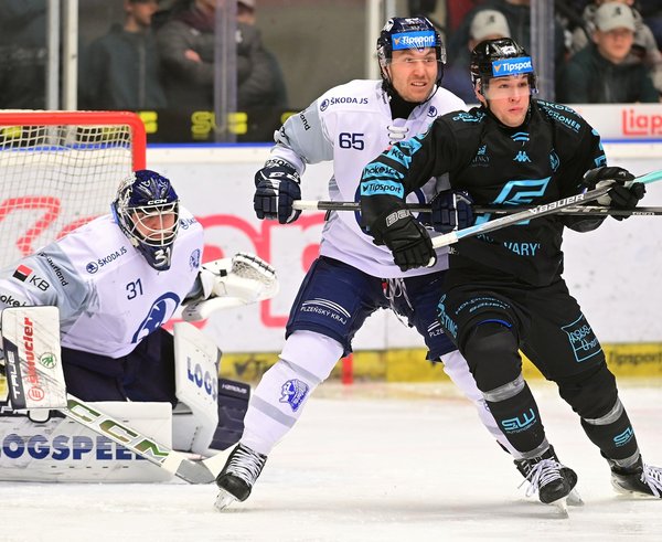 David Kvasnička a Vít Jiskra v souboji.