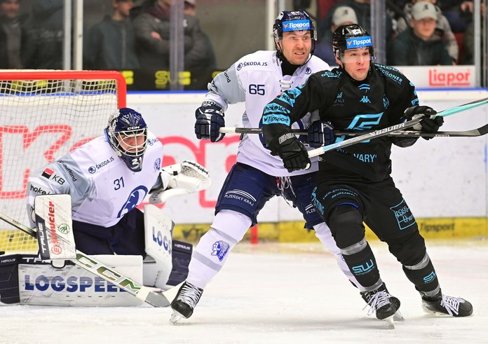 David Kvasnička a Vít Jiskra v souboji.