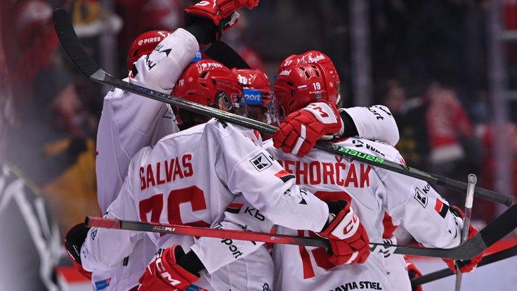 Oceláři se radují z góly