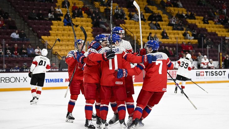 Čeští junioři vyzvou v semifinále Kanadu
