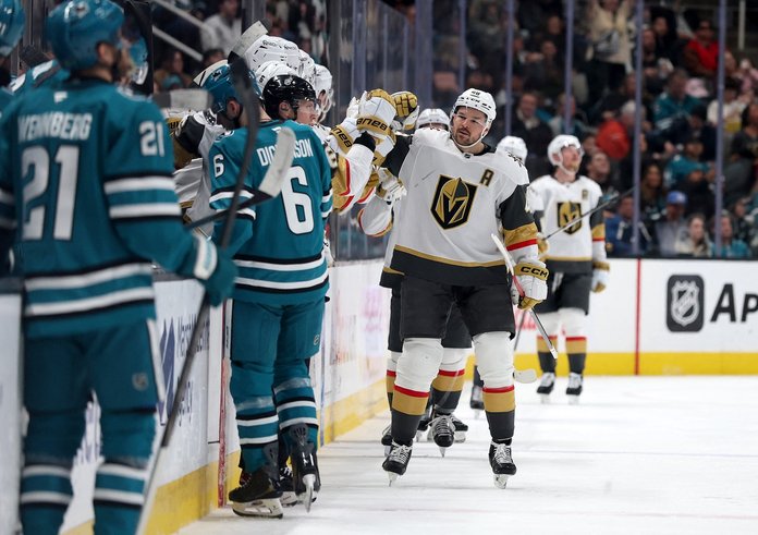 Tomáš Hertl oslavuje gól