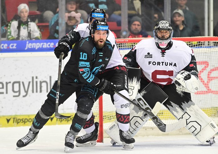 Jakub Kovář v brance Sparty.