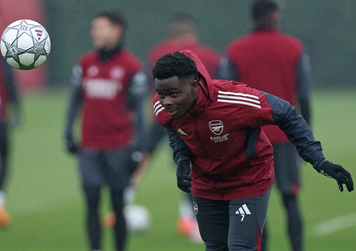 Ofenzivu Arsenalu táhne Bukayo Saka.