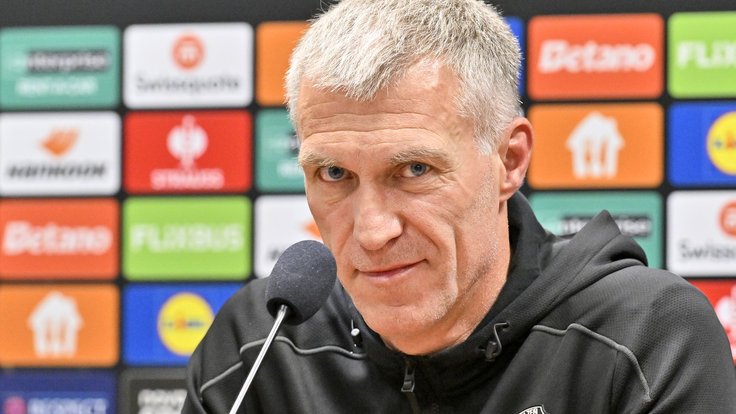 Martin Hyský před utkáním s FC Porto.