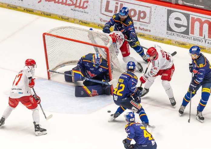 Hráči Třince zvítězili nad Motorem