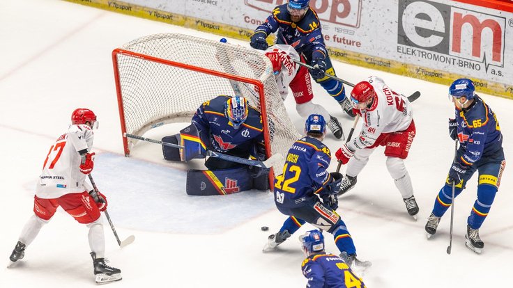 Hráči Třince zvítězili nad Motorem