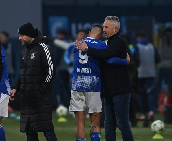 Úspěšný návrat. Jan Kliment se vrátil po těžkém zranění do sestavy Olomouce a rozhodujícím gólem potvrdil své kanonýrské schopnosti.