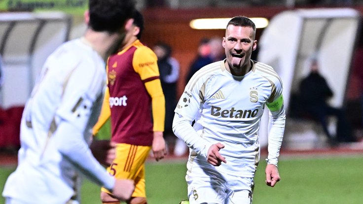 Lukáš Haraslín skóroval proti Dukle dvakrát.