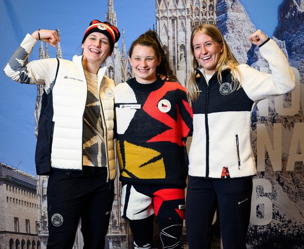 Kristýna Kaltounková, Natálie Mlýnková a Aneta Tejralová v olympijské kolekci