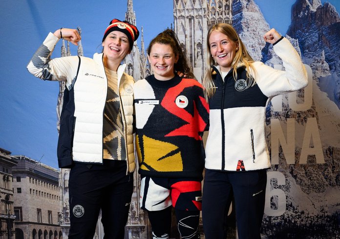Kristýna Kaltounková, Natálie Mlýnková a Aneta Tejralová v olympijské kolekci